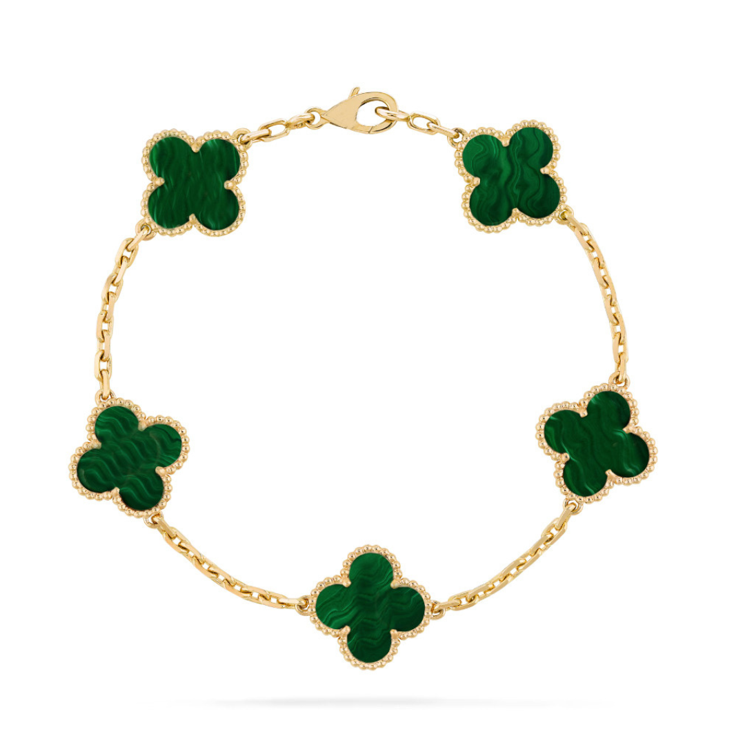 pulsera clover verde