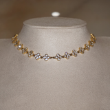 CRYSTELLE CLOVER NECKLACE