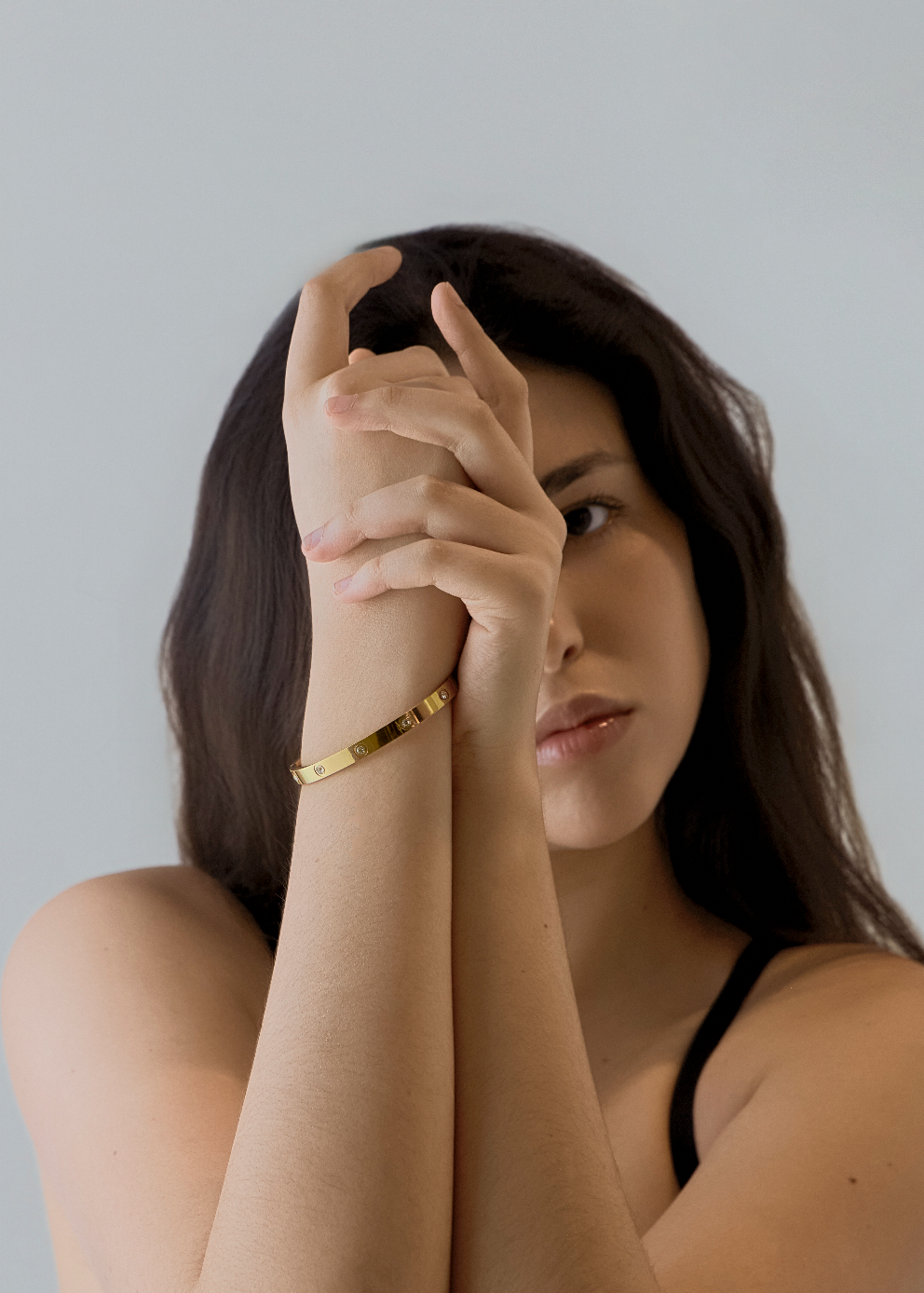 Chloe Bangle Thin - Gold