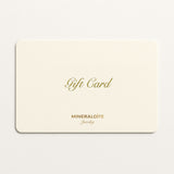 Gift Card Mineraloite