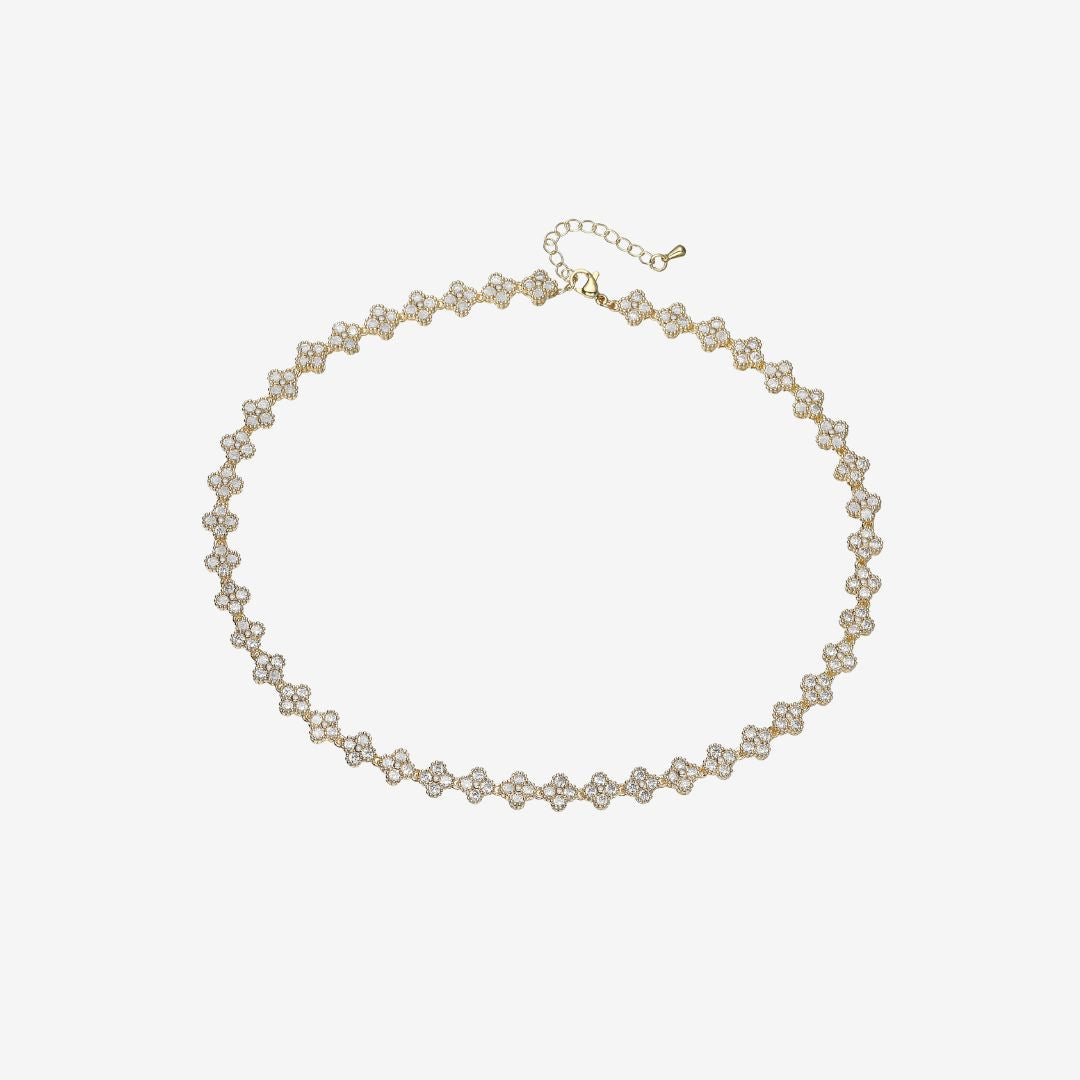 Crystelle Clover Necklace
