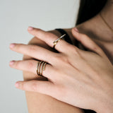 Half Band Circonite Ring