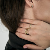 CRYSTELLE CLOVER EARRINGS