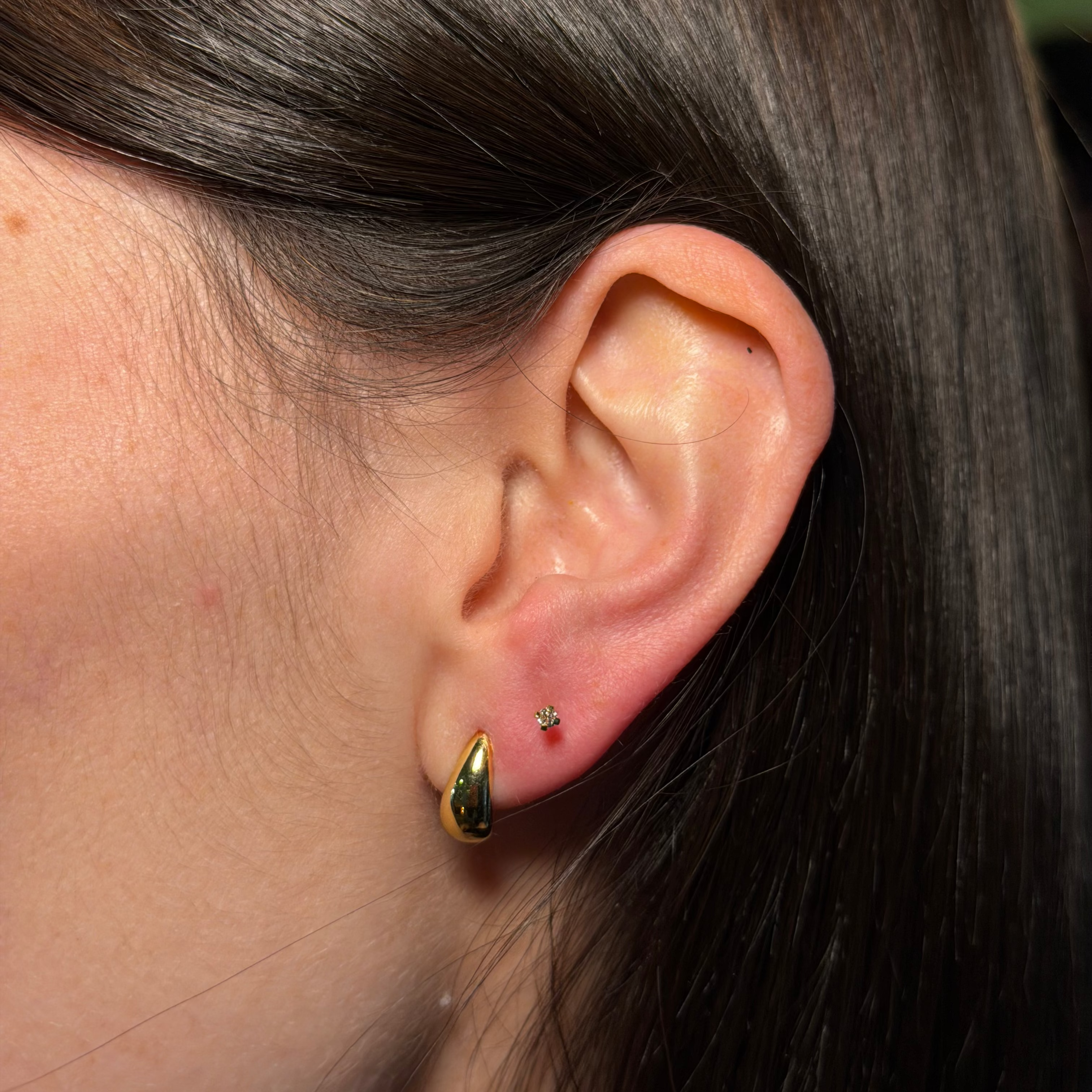 Circonita 2MM Oro Perforación